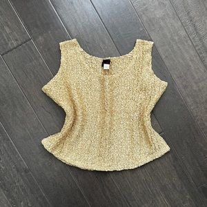 90s vintage Red Alert gold popcorn texture tank top by Red Alert 🕯️🕯️